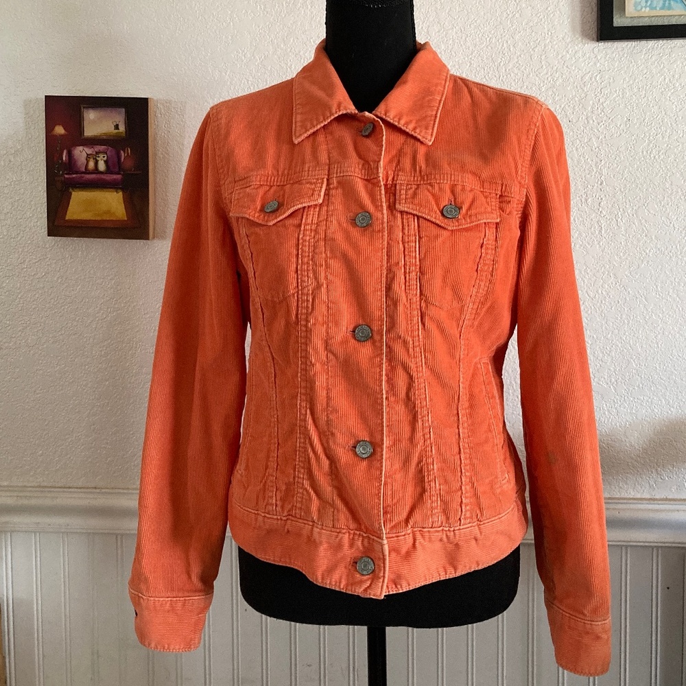 Rare 90s Gap Corduroy Sherpa Jacket Sz S